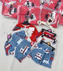 SET 3 BỘ CỘC Ô TÔ CỨU HOẢ BÉ TRAI SẴN (XẢ 99k)