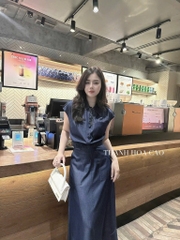 SET VÁY BÒ LỤA CÚC BỌC CÁ VAI CHUN GẤU NỮ SẴN (SALE 99k)