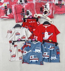 SET 3 BỘ CỘC Ô TÔ CỨU HOẢ BÉ TRAI SẴN (XẢ 99k)