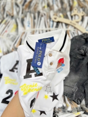 SÉT ÁO POLO GẤU WHO.AU QUẦN SHORT JEAN KHÓI BÉ TRAI NEW( xả 79k)