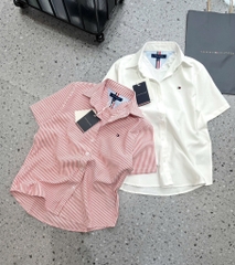 ÁO SƠ MI TUỒN TOMMY 2 MÀU NỮ (TĂNG GIÁ) SẴN