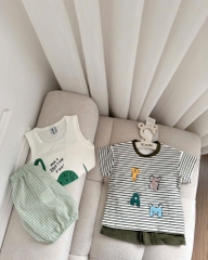 SET 2 BỘ CỘC KHỦNG LONG VÀ BA LỖ BÉ TRAI SẴN