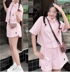 SET KẺ SỌC THÊU GẤU WHOAU CỘC TAY 2M NỮ (LOAD LẠI GIÁ)
