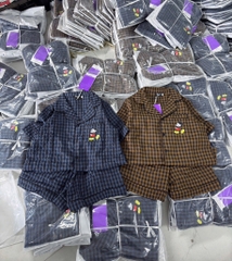 BỘ PIZAMA CỘC KẺ IN MICKEY NỮ SẴN (SALE 95k)
