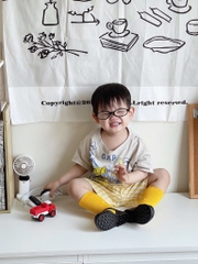 SET 3 ÁO GAP TONE MÀU XÁM RÊU NÂU BÉ TRAI SẴN( xả 69k)