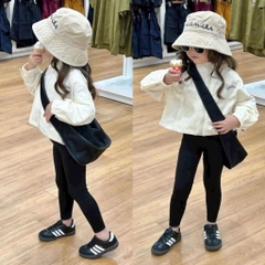 SET 3 QUẦN LEGGING DÀI LÓT LÔNG BÉ GÁI
