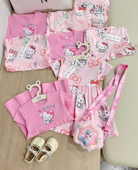 SET 2 VÁY KITTY BÈO HỒNG BÉ GÁI