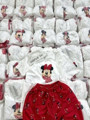 SET ÁO MICKEY QUẦN ĐỎ NỮ (GIÁ GIẢM)