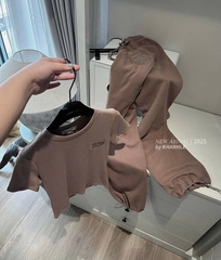 SET ÁO ZIP QUẦN BPM THÊU BAD NỮ