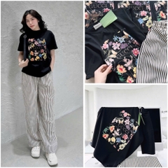 SET BỘ NỮ GUCCI – QUẦN KẺ SUÔNG CHUẨN SANG CHẢNH SẴN (XẢ 119k)