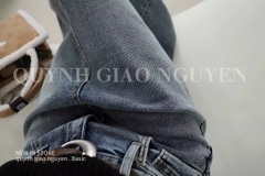CHÂN VÁY JEAN NỮ WHOAU XẺ SAU DÁNG DÀI SẴN(SALE 149k)