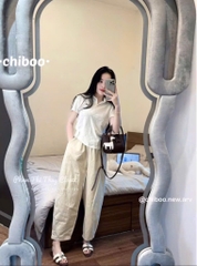 SET 2 QUẦN BAGGY BE HỒNG PASTEL GIÓ NHĂN NỮ (TĂNG GIÁ)
