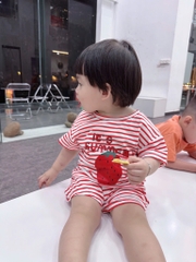 SET 2 BỘ CỘC DÂU TÂY TONE TRẮNG KẺ HỒNG BÉ GÁI