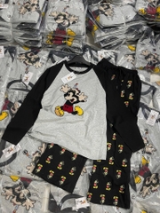 SET BỘ DÀI MICKEY THÊU PHỐI MÀU NỮ THU ĐÔNG