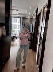 QUẦN JEANS CHUN SAU NỮ