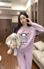 SET DÀI NỈ DƯ TÍM CÔ GÁI NỮ THU ĐÔNG