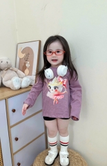 SET 4 ÁO XƯỚC HH CAPUCHINO XAHUR DÀI TAY BÉ GÁI