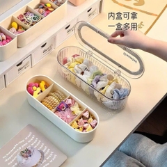 ĐỒ GIA DỤNG - HỘP ĐỰNG KẸP, CHUN TÓC