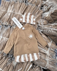 ĐỒ BƠI BỘ BƠI XUẤT HÀN NÂU KẺ BÉ TRAI SẴN (SALE 35k)