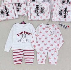 SET 2 BỘ DÀI XƯỚC NƠ THỎ BÉ GÁI(XẢ 85k)