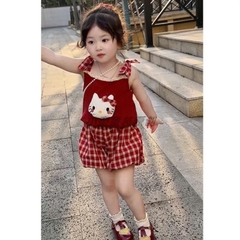 SÉT BỘ HELLO KITTY QUẦN BÍ BÉ GÁI SẴN(SALE 70k)