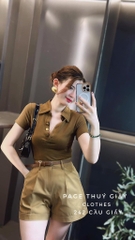 ÁO POLO TRỤ MIXX CÚC ĐỒNG 3 MẦU NỮ - (xả 39K)