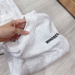 SET BỘ DÀI TÀN XÁM WHOSAVER NỮ THU ĐÔNG