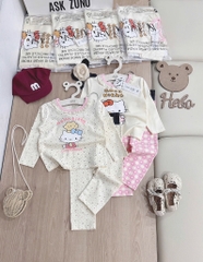 SET 2 BỘ DÀI MÈO HELLO KITTY TONE BE BÉ GÁI SẴN (SALE 99k)