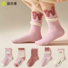 SET TẤT TONE HỒNG BÉ GÁI