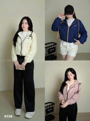 ÁO GIÓ CROP NỮ SẴN