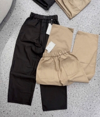 QUẦN BAGGY KAKI TÚI VUÔNG SAU NỮ SẴN