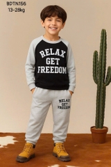 BỘ DÀI THUN COTTON NHÍ BÉ TRAI ĐẠI