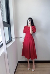 VÁY LI EO TẠO KIỂU TAY BỒNG SẴN