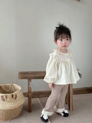 SÉT DÀI ÁO BABYDOLL QUẦN REN BÉ GÁI