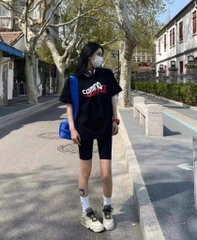 QUẦN SHORT UNIQLO DẠNG LEGGING NGỐ NỮ(XẢ 40k)