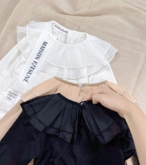 SET 3 ÁO THU ĐÔNG DÀI TAY VIỀN REN TƠ BÉ GÁI SẴN