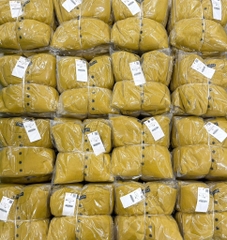 ÁO LEN VÀNG KHUY ĐEN DÀI TAY NỮ THU ĐÔNG