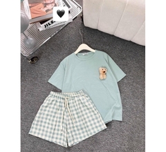 SET BỘ ĐỒ NGỦ NỮ VẢI COTTON SẴN(xả 85k)