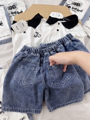 SET ÁO BA LỖ QUẦN BÒ BÉ TRAI ( xả 69k )