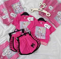 SET BABY HỒNG ĐẬM BO GẤU XINH BÉ GÁI SẴN (SALE 65k)