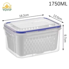 ĐỒ GIA DỤNG - SET 2 HỘP NHỰA ĐỰNG TỦ MÁT