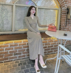 VÁY BODY TĂM ĐŨA LÔNG XÙ CAO CẤP 3M NỮ THU ĐÔNG