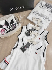 VÁY POLO TOMMY TRẮNG BÉ GÁI