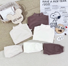 SET 3 BỘ DÀI ZIP LÔNG BÉ TRAI BÉ GÁI