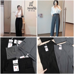 QUẦN BAGGY SUÔNG TÚI TRƯỚC NỮ SẴN (SALE 65k)