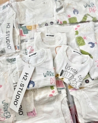 SET 3 ÁO BA LỖ COTTON XƯỢC BÉ TRAI ( xả 67k)