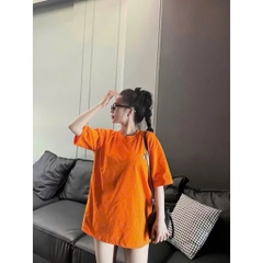 ÁO PHÔNG CAM MICKEY CỘC TAY NỮ SẴN