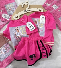 SET BABY HỒNG ĐẬM BO GẤU XINH BÉ GÁI SẴN (SALE 65k)