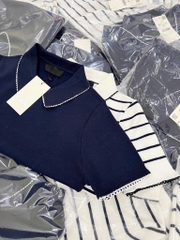 ÁO POLO DỆT VIỀN REN ZARA NỮ
