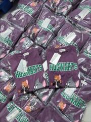ÁO PHÔNG TÍM HOGWARTS NỮ SẴN(XẢ 69k)